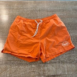 Orange Polo Sport Swim Trunks